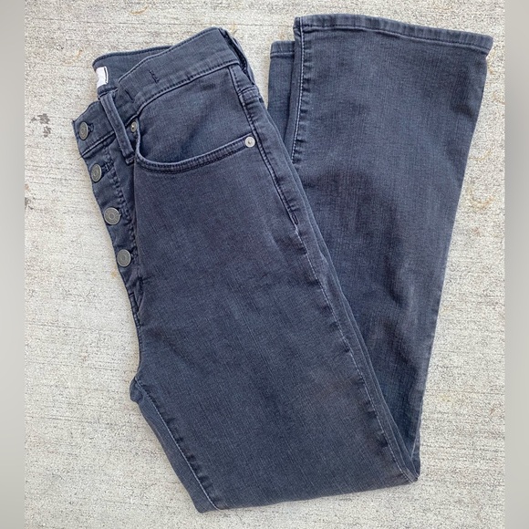 Madewell Denim - Madewell Charcoal Flare & Wide Leg Jeans